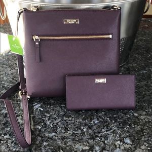 Kate Spade Laurel Way Rima Bag & Stacey Wallet